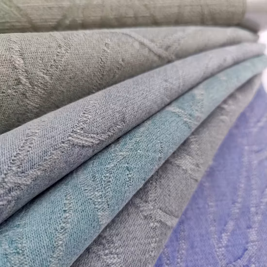 Imitation Linen Look Fabric Jacquard Fabric for Living Room Sofa Home Textile Use Look Voile Leda High Quality Sheer Fabric Curtain Fabric 