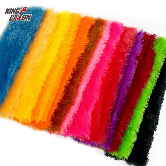 Kingcason Various Color Velboa Minky PV Plush Knit Fleece Toy Fabric 