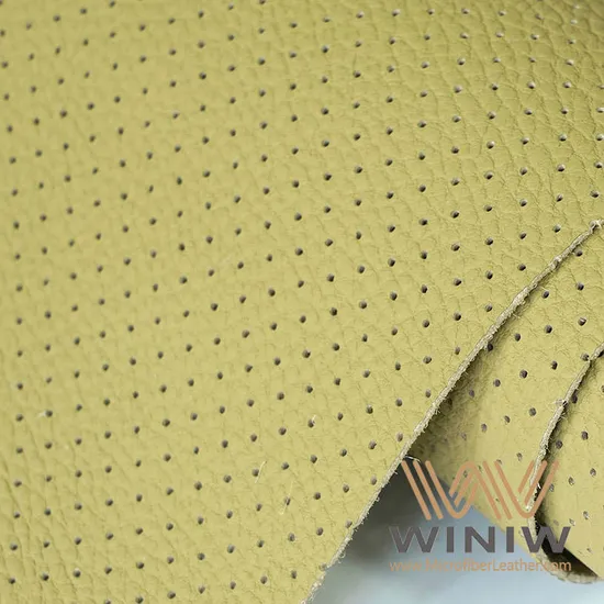 Free Samples Pelle Artificial Upholstery Fabric Vegan Leather Material for Car Seat Leather 