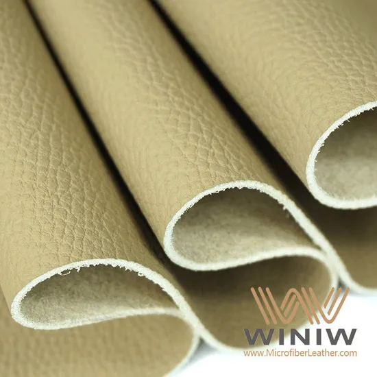 Free Sample Cuero Automotive Suede Designer Printed Faux Leather Rolls Bundles Synthetic Leather Microfiber Vegan Leather 