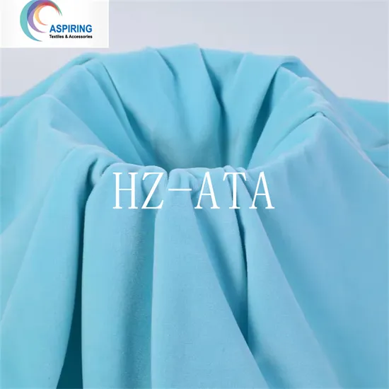 Polyester Spandex Minky Super Soft Velvet/Velour Fabric for Bathrobe 