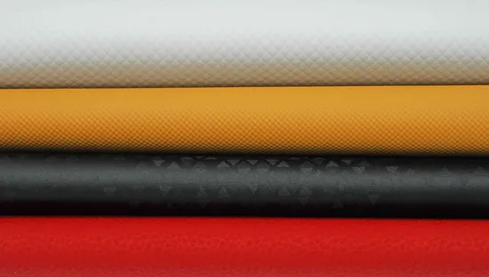 Huafon Wholesale Recycled Microfiber Nappa PU Synthetic Imitation Artificial Vegan Faux Leather Rexine for Sofa Gloves Shoes Bags Car Seat 