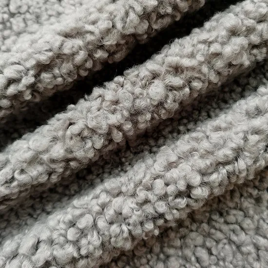 Beautiful Boucle Sofa Teddy Fabric Upholstery Textile Trend Products for Home 