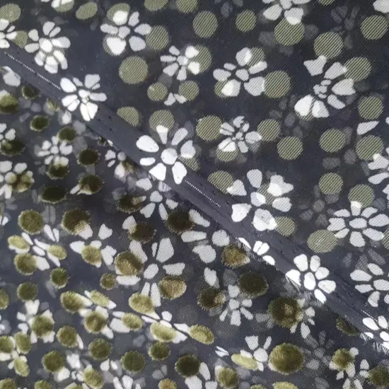 Custom Silk Viscose Blends Burn